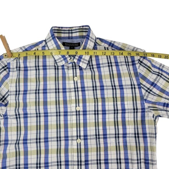 Banana Republic Soft Wash Tailored Slim Fit Men's Button Up L/S Shirt – Sma - Picture 8 of 14